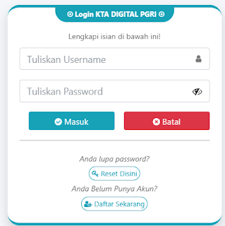 Register PGRI Kota Jakarta Selatan - Persatuan Guru Republik Indonesia Cabang Kota Jakarta Selatan